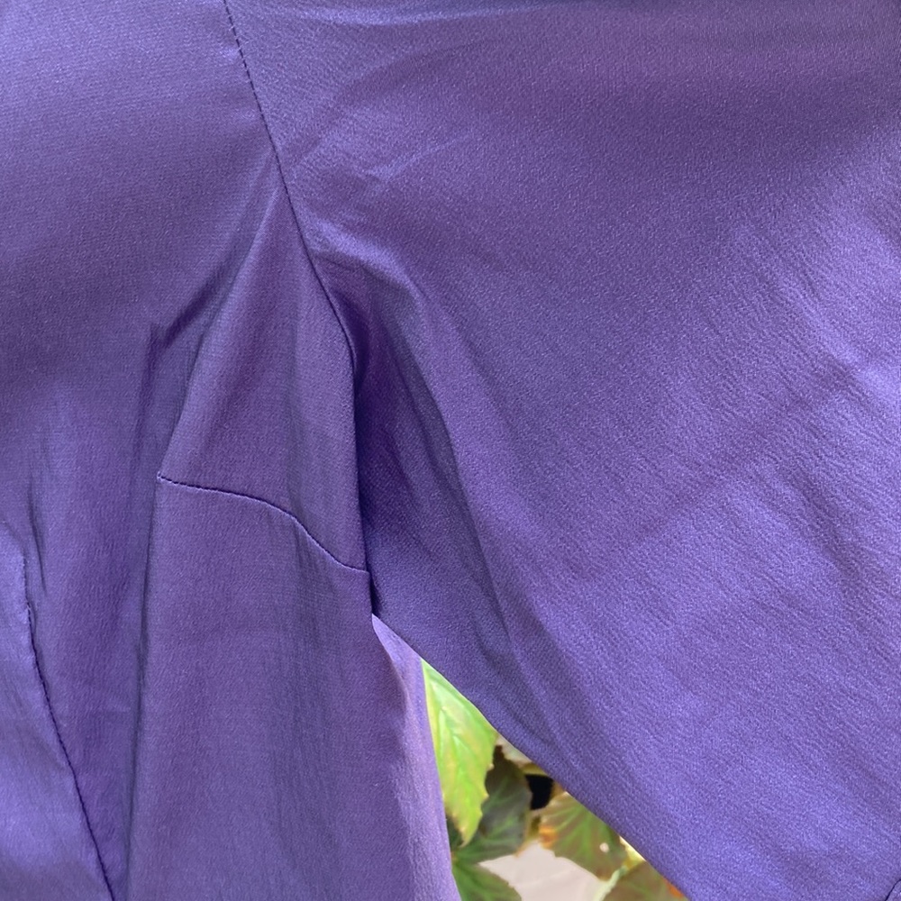 Express stretch - 13/14 purple button up short sleeve shirt - Picture 5 of 10